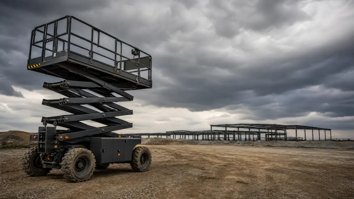 Rough Terrain Scissor Lifts jobsite access in New Orleans